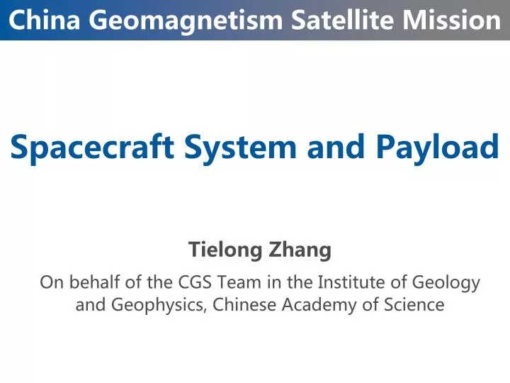 spacecraft system and payload