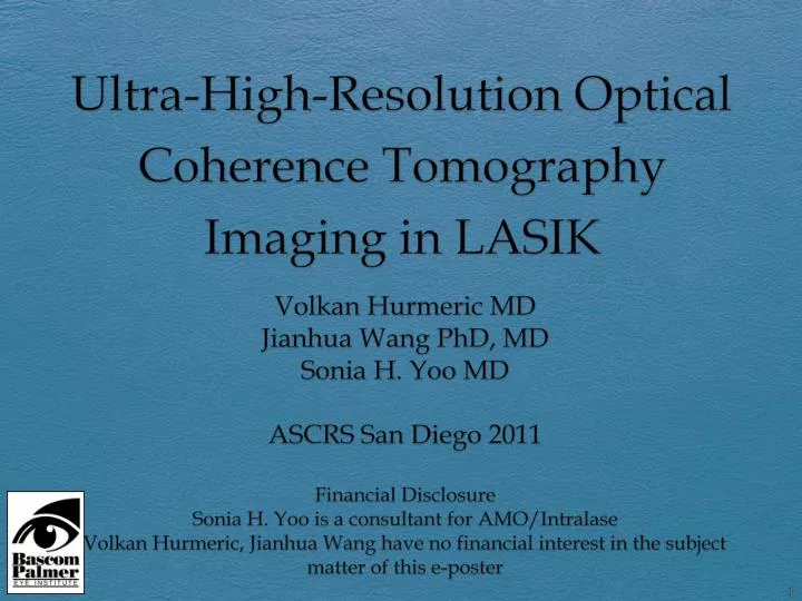 ultra high resolution optical coherence tomography imaging in lasik