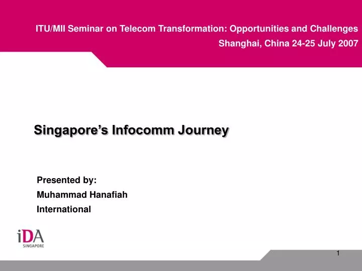 singapore s infocomm journey