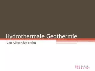 hydrothermale geothermie