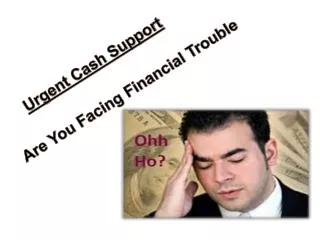 Quickly Solve Your Short Term Financial Troubles