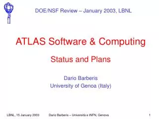 ATLAS Software &amp; Computing Status and Plans