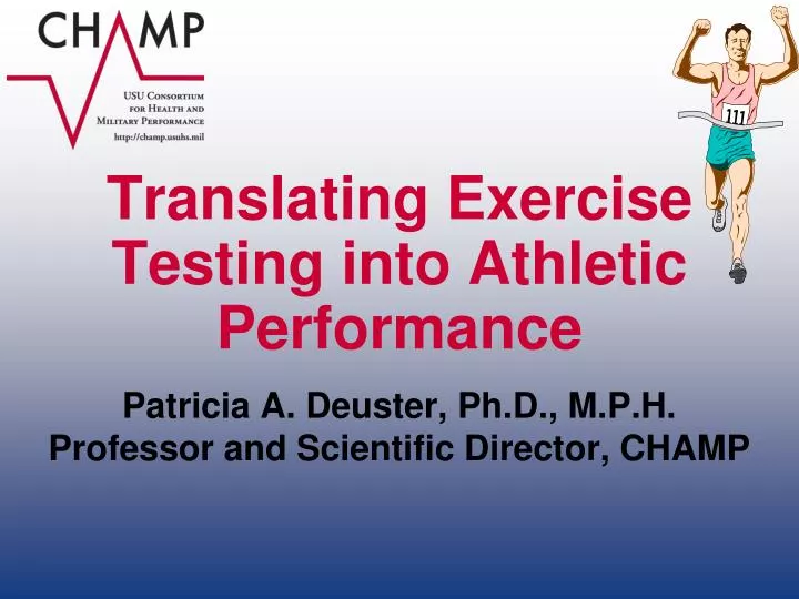 translating exercise testing into athletic performance