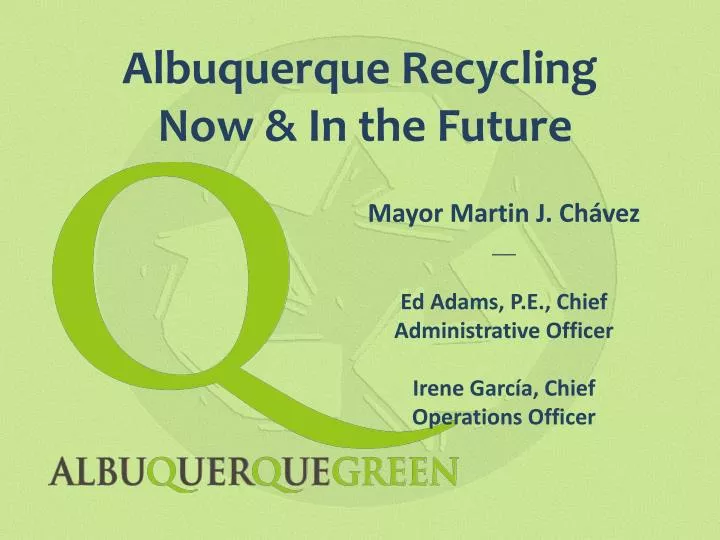 albuquerque recycling now in the future