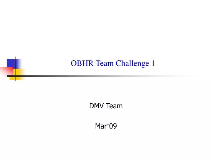 obhr team challenge 1