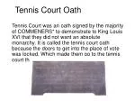 Tennis Court Oath