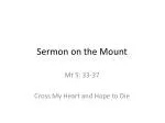 Sermon on the Mount - slide 1