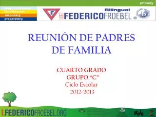 REUNIÓN DE PADRES DE FAMILIA