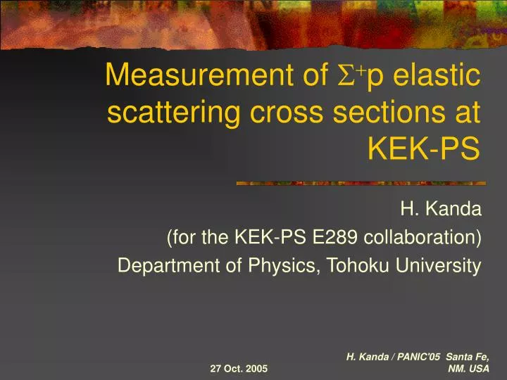 measurement of s p elastic scattering cross sections at kek ps