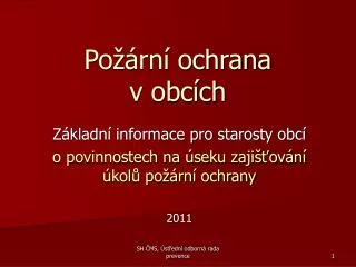 po rn ochrana v obc ch