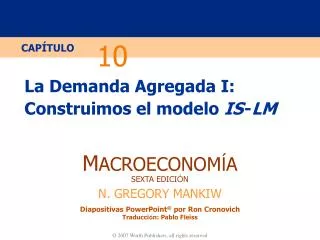 la demanda agregada i construimos el modelo is lm