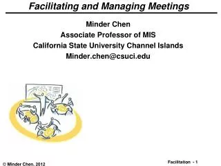 Facilitating and Managing Meetings