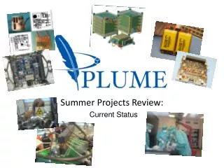 Summer Projects Review:
