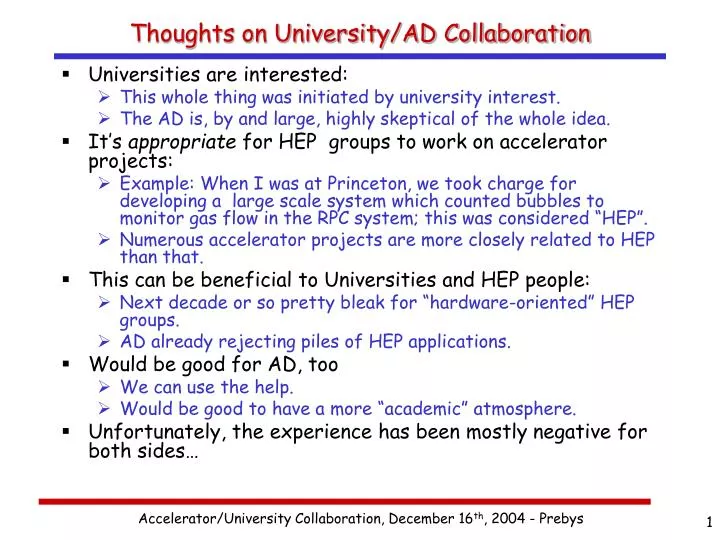 thoughts on university ad collaboration