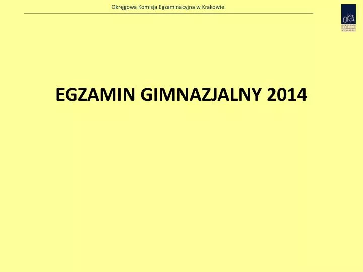 egzamin gimnazjalny 2014