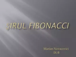 irul fibonacci