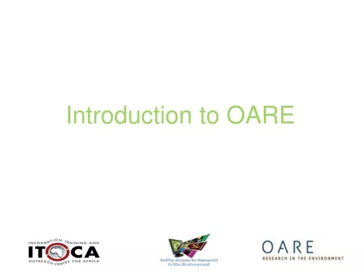 introduction to oare