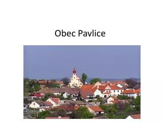 obec pavlice