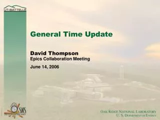General Time Update
