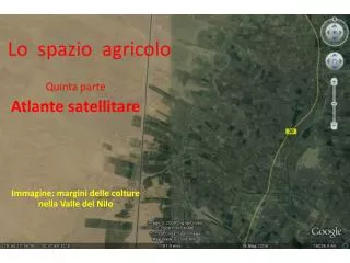 lo spazio agricolo
