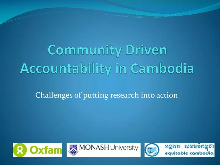 community driven accountability in cambodia