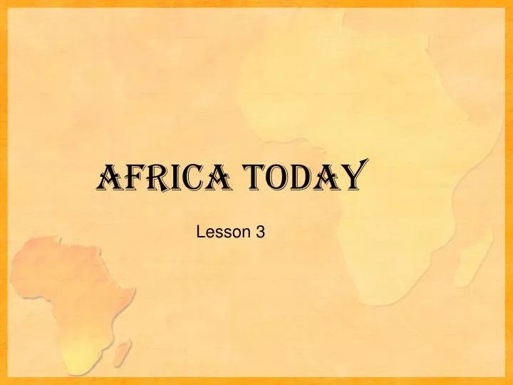 africa today