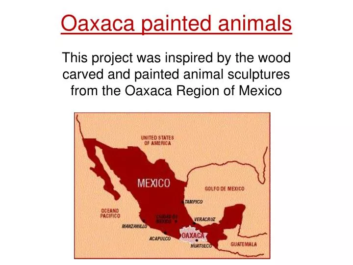 oaxaca painted animals