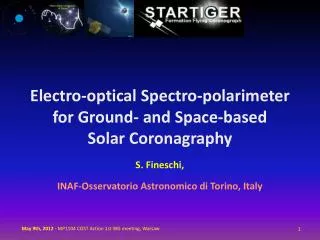Electro-optical Spectro-polarimeter for Ground- and Space-based Solar Coronagraphy