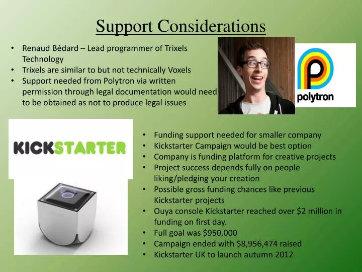 support considerations