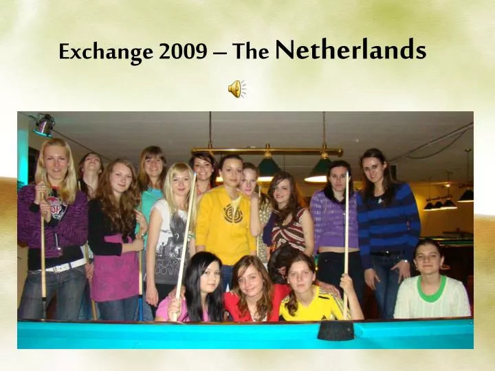 exchange 2009 the netherlands