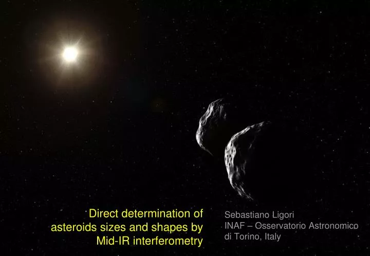 direct determination of asteroids sizes and shapes by mid ir interferometry