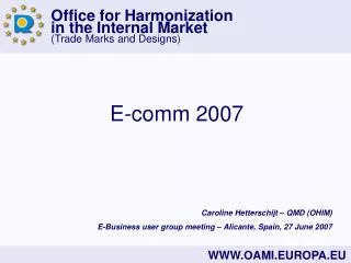 E-comm 2007
