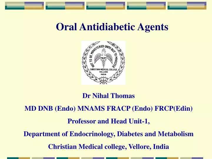 oral antidiabetic agents