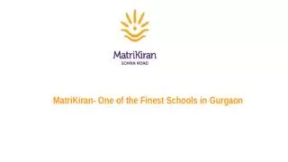 MatriKiran Pre School in Gurgaon