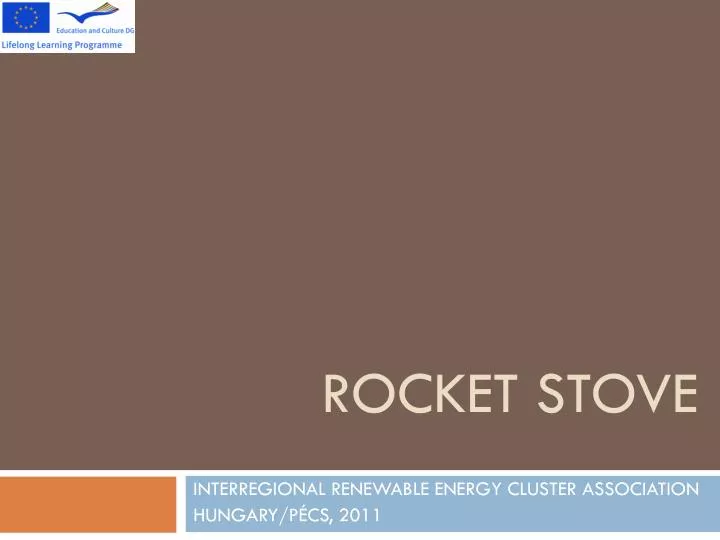 rocket stove