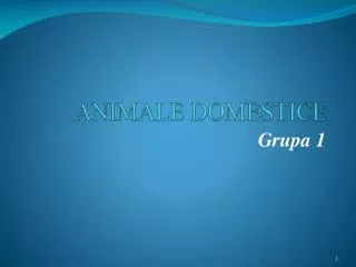 animale domestice