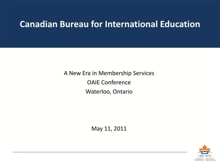 canadian bureau for international education