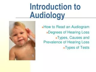 Introduction to Audiology