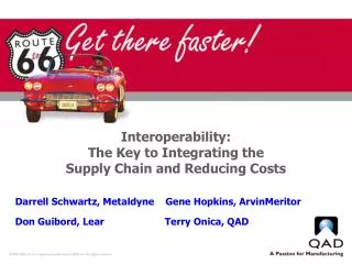 Interoperability: The Key to Integrating the Supply Chain and Reducing Costs