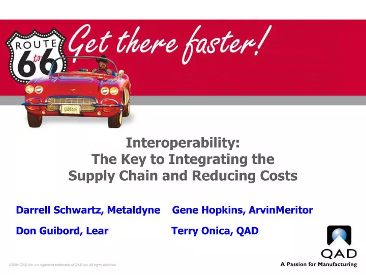 interoperability the key to integrating the supply chain and reducing costs