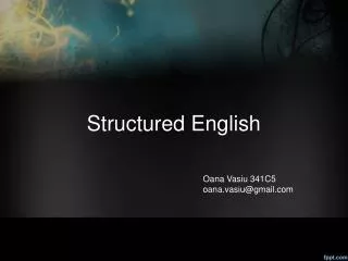 Structured English