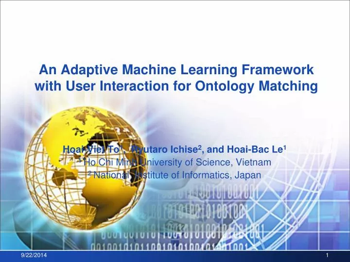 an adaptive machine learning framework with user interaction for ontology matching