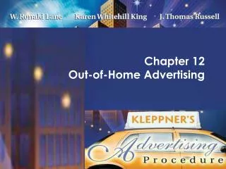 Chapter 12 Out-of-Home Advertising