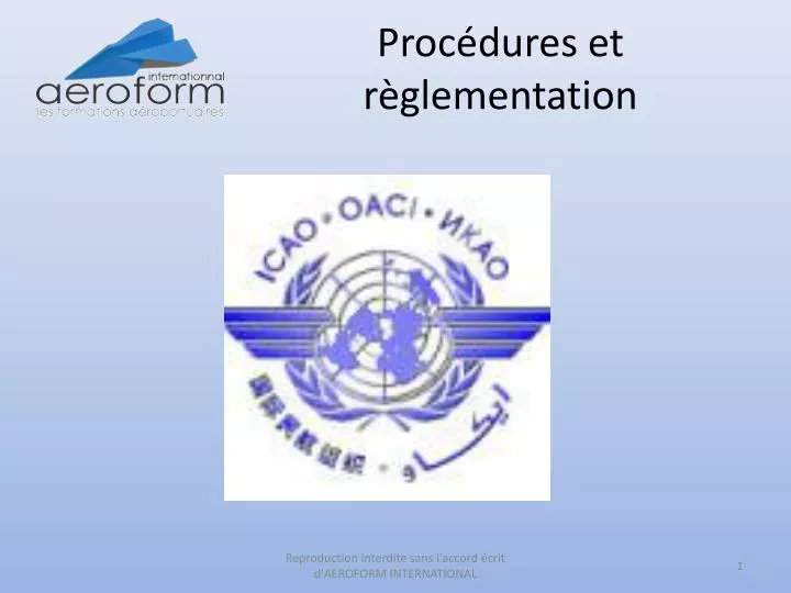 proc dures et r glementation