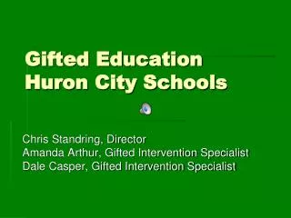 Gifted Education Huron City Schools