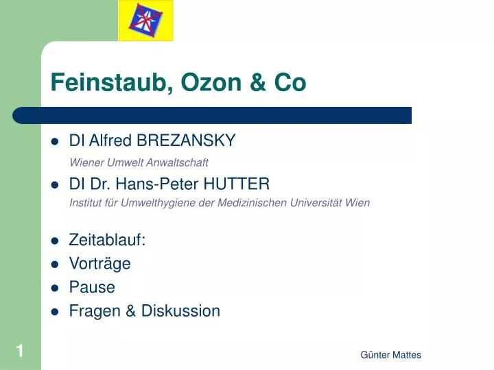 feinstaub ozon co