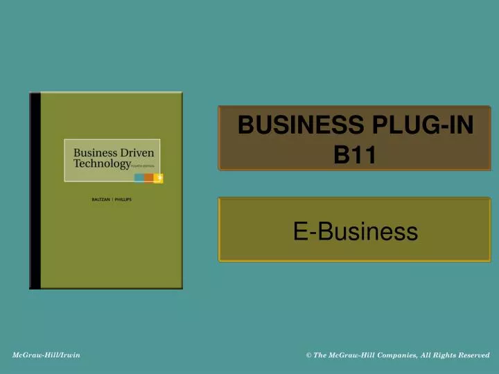 business plug in b11