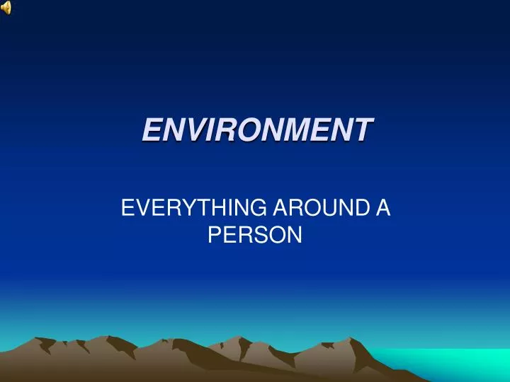 environment