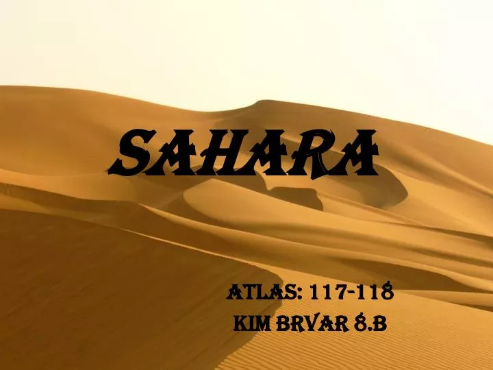 sahara