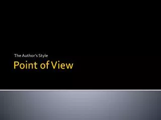 Point of View